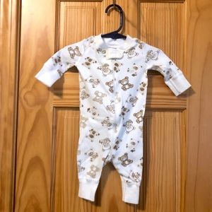 💯% Organic Cotton Zip-up Pjs